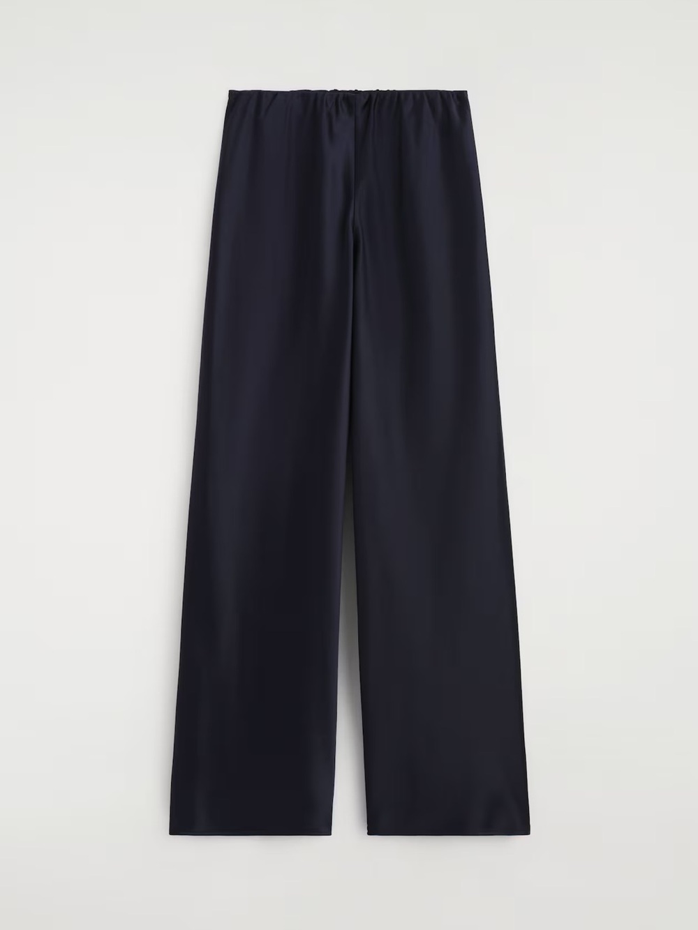 NWT (size 10P) COS SATIN WIDE-LEG PANTS - Picture 6 of 8